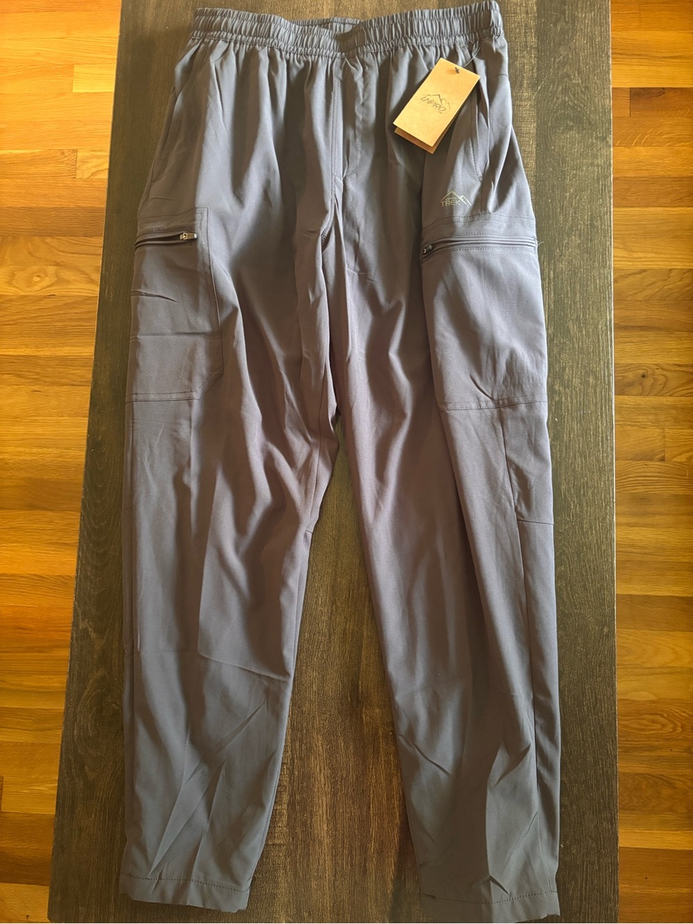 Men's Lightweight Gray Active Cargo Pants